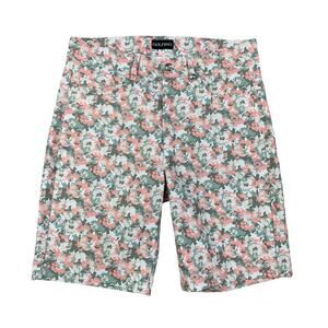 Golfino Shorts Womens 6 Ivy Pink Floral Bermuda Zip Fly Stretch Performance